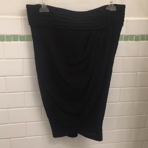 Black wrap-around Elizabeth and James skirt
